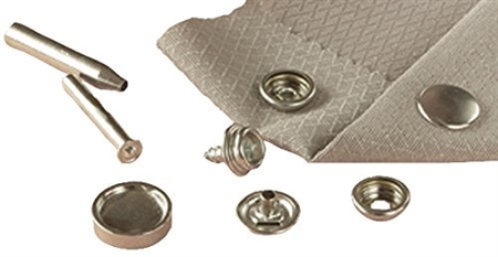 RV Designer Fabric to Wall Snap Kit with Tools